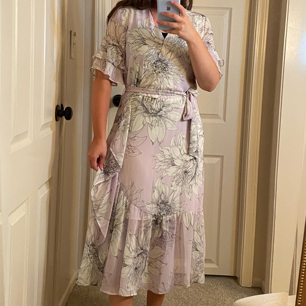 ✨Lilac Midi Dress Antonio Milani